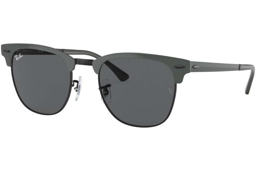 Sunčane naočale Ray-Ban Clubmaster Metal RB3716 9256B1 Zadebljani gornji dio Sivi