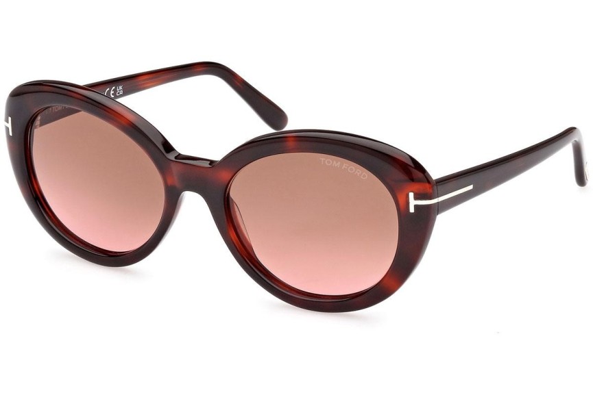 Sunčane naočale Tom Ford FT1009 54B Ovalni Havana