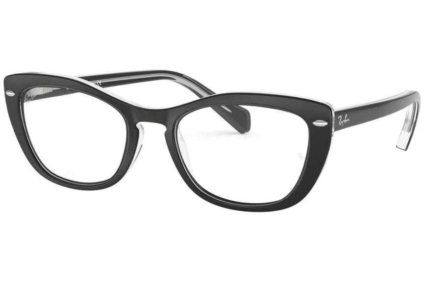 Naočale Ray-Ban RX5366 2034 Cat Eye Crni