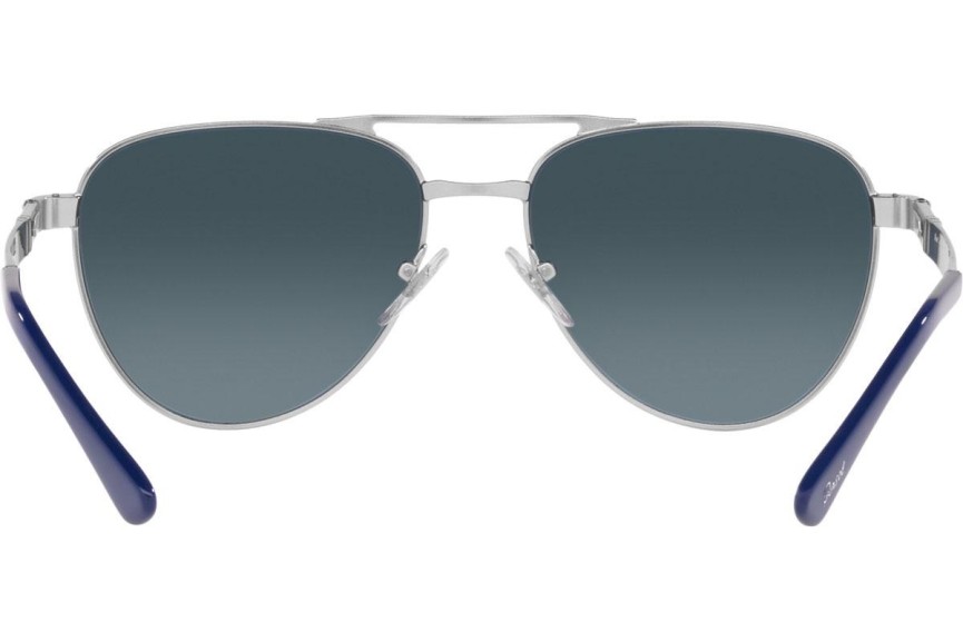 Sunčane naočale Persol PO1003S 518/S3 Polarized Pilotski Srebrni