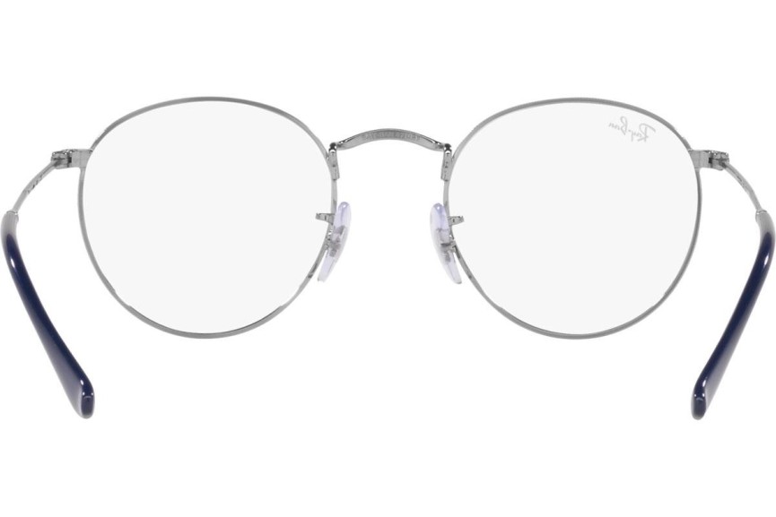 Naočale Ray-Ban Round Metal Classic RX3447V 2502 Okrugao Srebrni