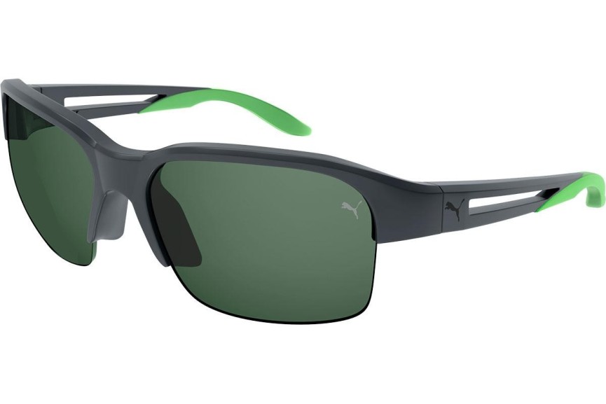 Sunčane naočale Puma PU0352S 004 Polarized Pravokutan Sivi