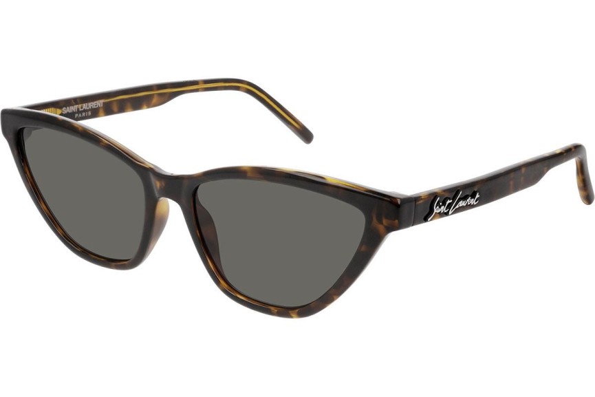 Sunčane naočale Saint Laurent SL333 002 Cat Eye Havana