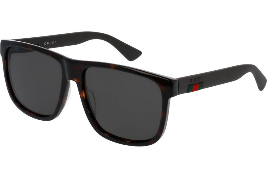 Sunčane naočale Gucci GG0010S 003 Polarized Kvadratni Havana