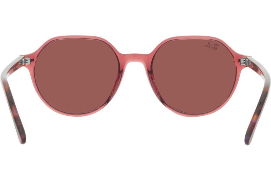 Sunčane naočale Ray-Ban Thalia RB2195 66372K Okrugao Ružičasti