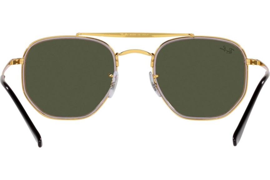 Sunčane naočale Ray-Ban The Marshal II RB3648M 923931 Kvadratni Zlatni