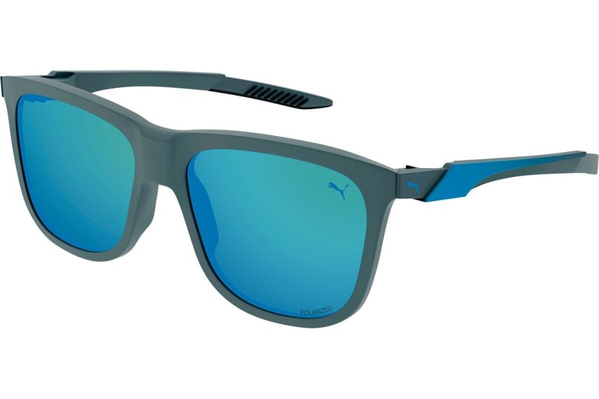 Sunčane naočale Puma PU0360S 003 Polarized Kvadratni Plavi