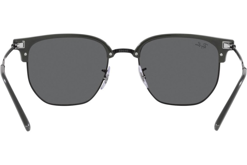 Sunčane naočale Ray-Ban New Clubmaster RB4416 6653B1 Zadebljani gornji dio Sivi