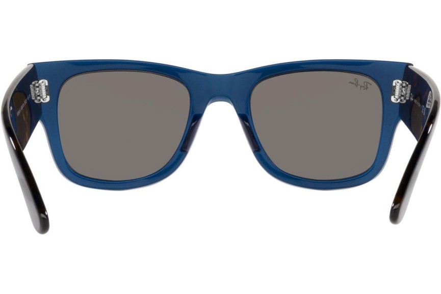 Sunčane naočale Ray-Ban Mega Wayfarer RB0840S 6638O4 Kvadratni Plavi