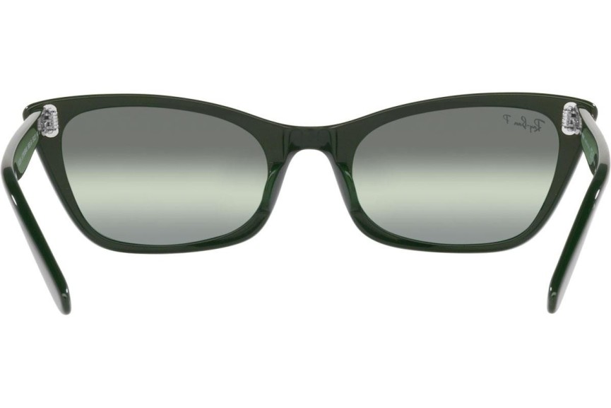 Sunčane naočale Ray-Ban Lady Burbank Chromance Collection RB2299 6659G4 Polarized Cat Eye Zeleni