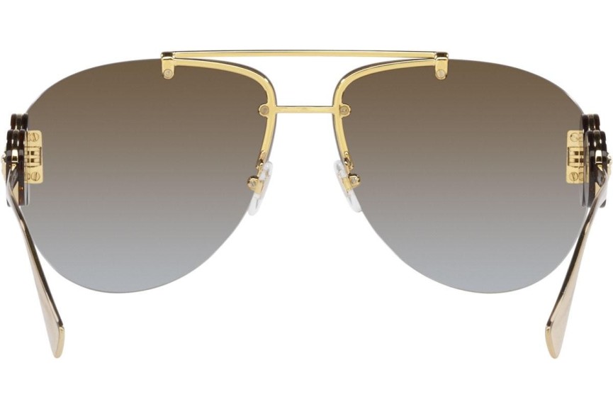 Sunčane naočale Versace Double Medusa Aviator VE2250 148889 Pilotski Zlatni