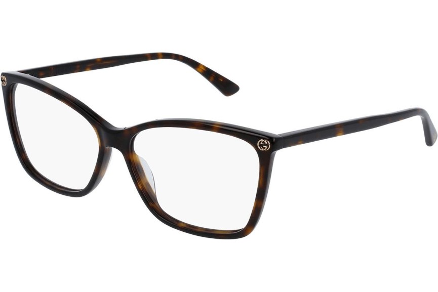 Naočale Gucci GG0025O 002 Cat Eye Havana