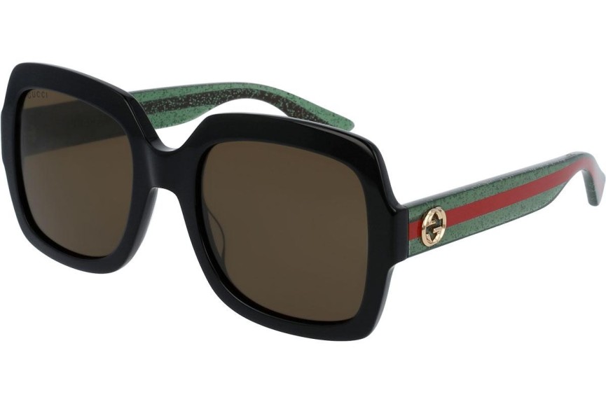 Sunčane naočale Gucci GG0036SN 002 Kvadratni Crni