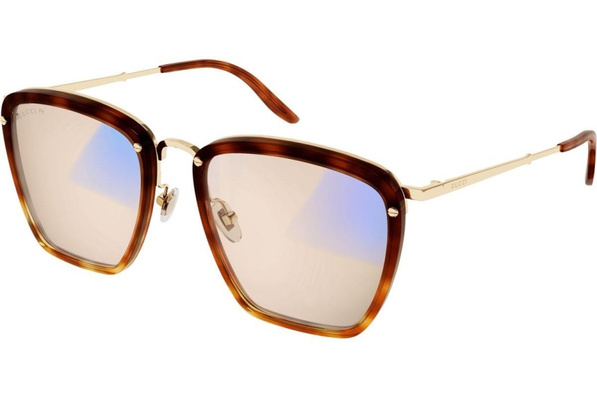 Sunčane naočale Gucci GG0673S 006 Kvadratni Havana