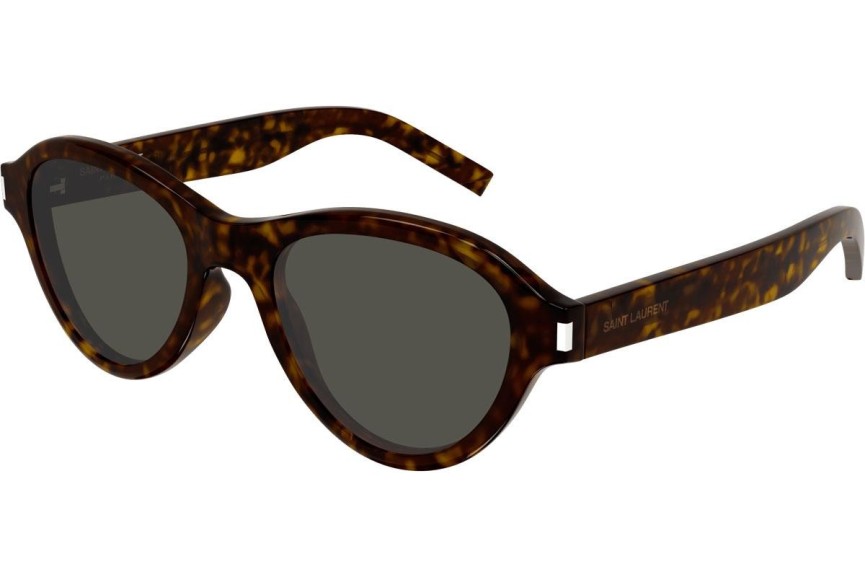 Sunčane naočale Saint Laurent SL520SUNSET 002 Ovalni Havana