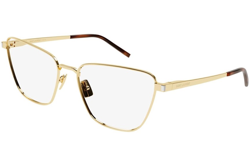 Naočale Saint Laurent SL551OPT 003 Cat Eye Zlatni