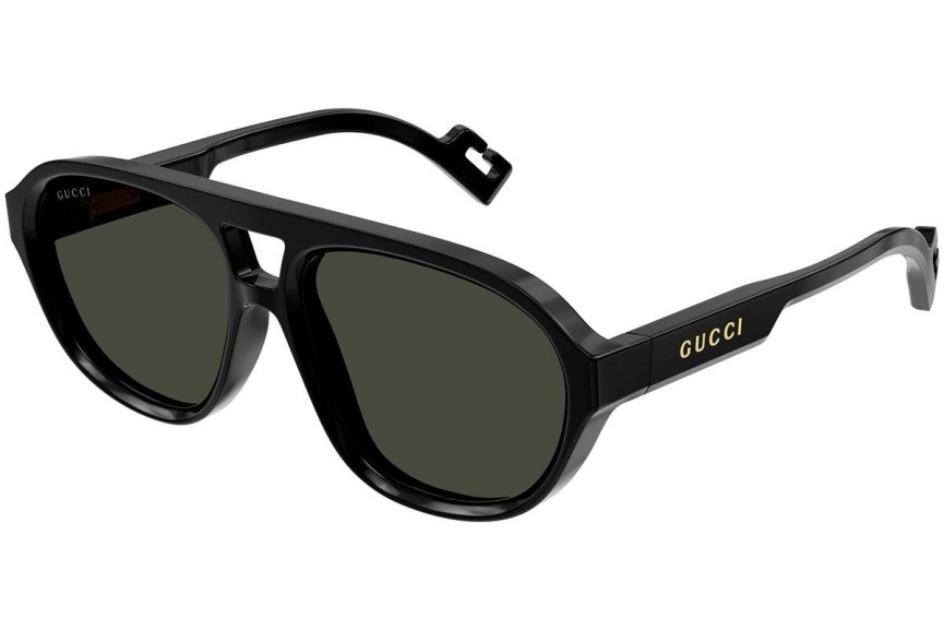 Sunčane naočale Gucci GG1239S 004 Pilotski Crni