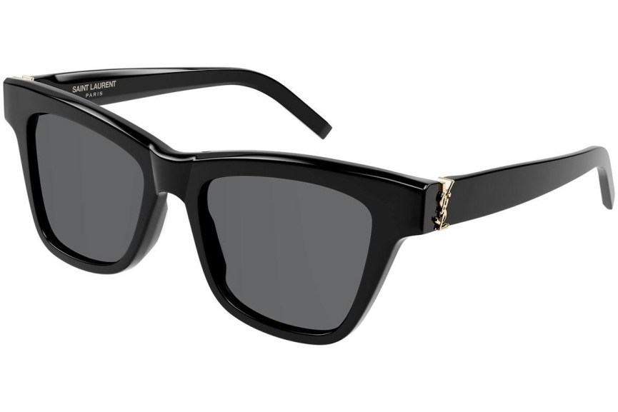 Sunčane naočale Saint Laurent SLM106 005 Polarized Cat Eye Crni