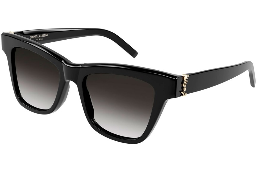 Sunčane naočale Saint Laurent SLM106 002 Cat Eye Crni