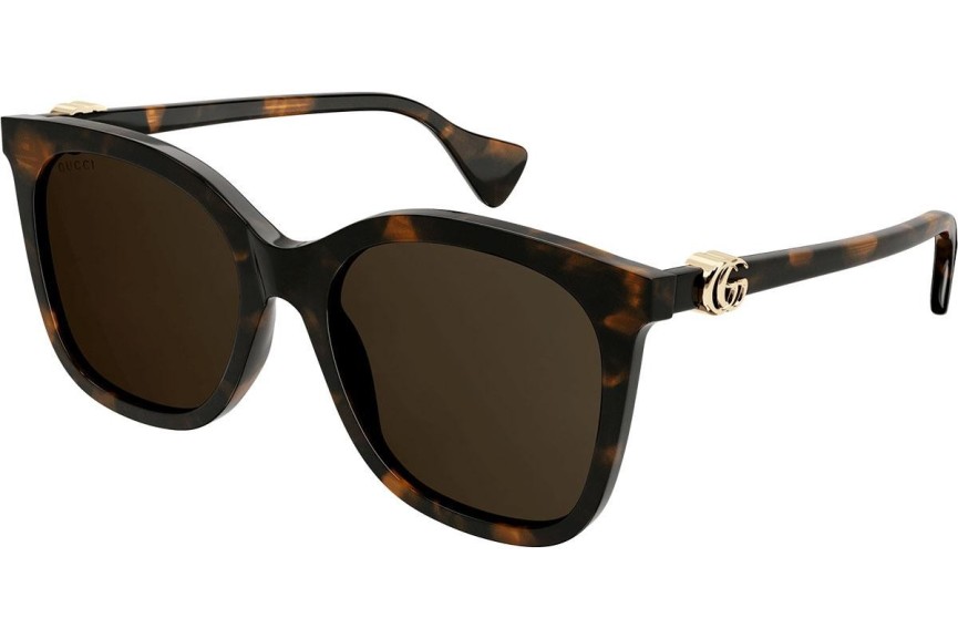 Sunčane naočale Gucci GG1071S 002 Kvadratni Havana