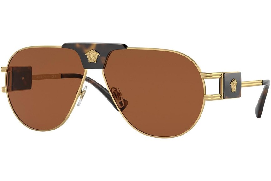 Sunčane naočale Versace Special Project Aviator VE2252 147073 Pilotski Zlatni