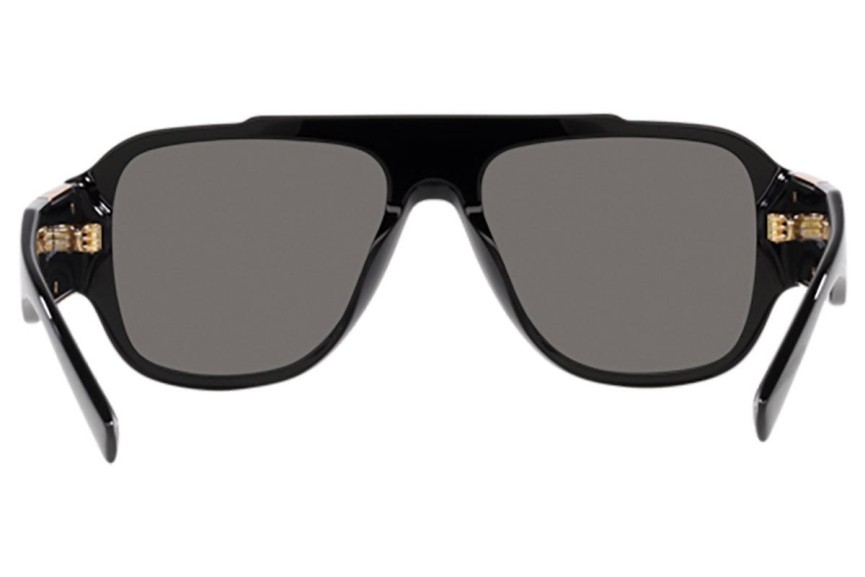 Sunčane naočale Versace Macy'S Aviator VE4436U GB1/81 Polarized Flat Top Crni