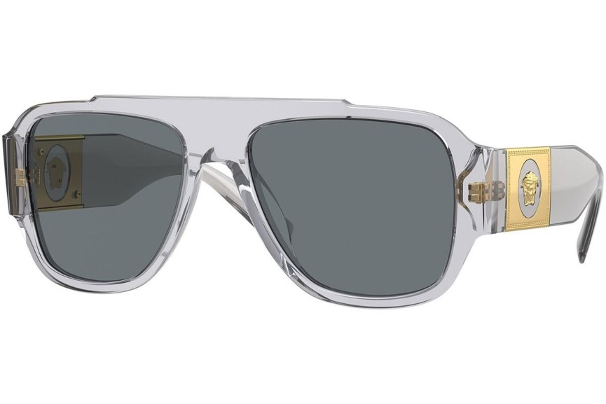 Sunčane naočale Versace Macy'S Aviator VE4436U 530580 Flat Top Sivi