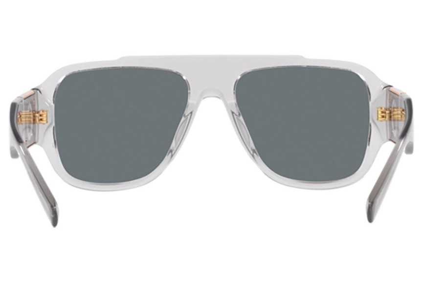 Sunčane naočale Versace Macy'S Aviator VE4436U 530580 Flat Top Sivi