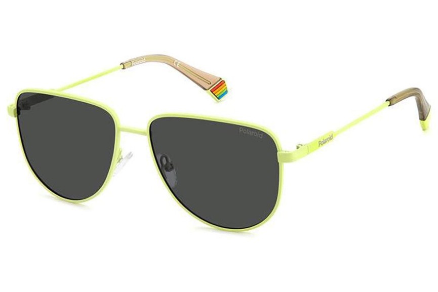 Sunčane naočale Polaroid PLD6196/S/X 4AN/M9 Polarized Ovalni Zeleni