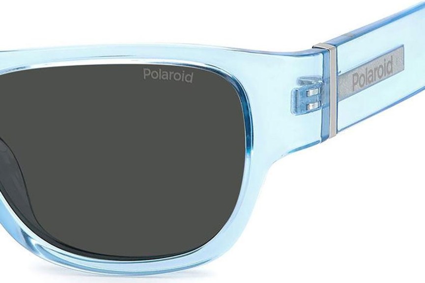 Sunčane naočale Polaroid PLD6197/S MVU/M9 Polarized Kvadratni Plavi