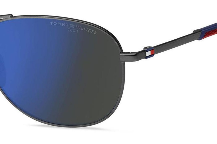 Sunčane naočale Tommy Hilfiger TH2023/S R80/ZS Pilotski Srebrni