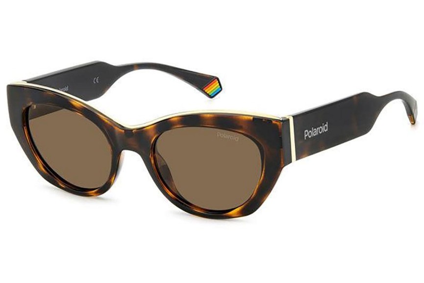 Sunčane naočale Polaroid PLD6199/S/X 086/SP Polarized Cat Eye Havana