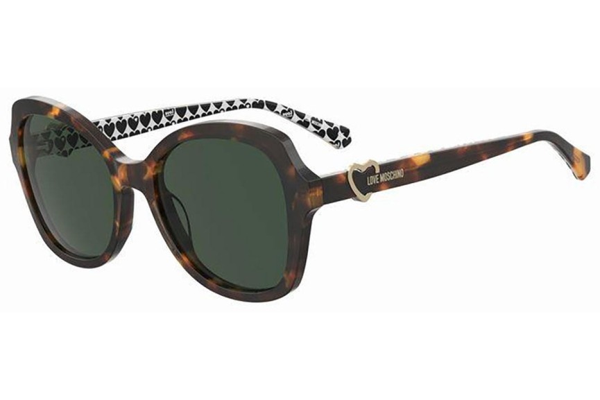 Sunčane naočale Love Moschino MOL059/S 05L/QT Cat Eye Havana