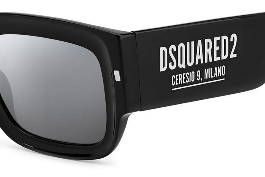 Sunčane naočale Dsquared2 D20089/S CSA/T4 Pravokutan Crni