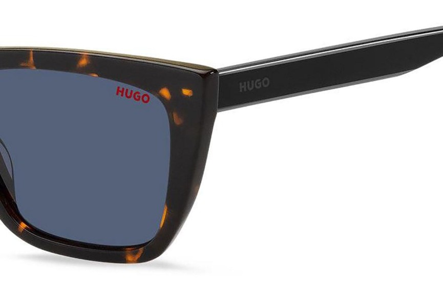 Sunčane naočale HUGO HG1249/S O63/KU Cat Eye Havana