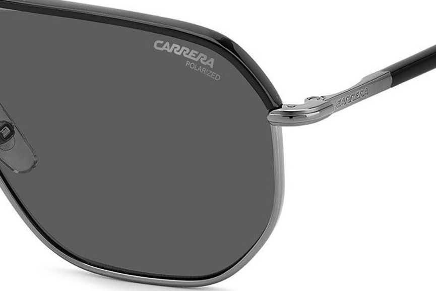 Sunčane naočale Carrera CARRERA304/S KJ1/M9 Polarized Pilotski Srebrni