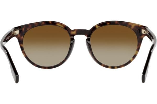 Sunčane naočale Burberry Amelia BE4326 3002T5 Polarized Okrugao Havana