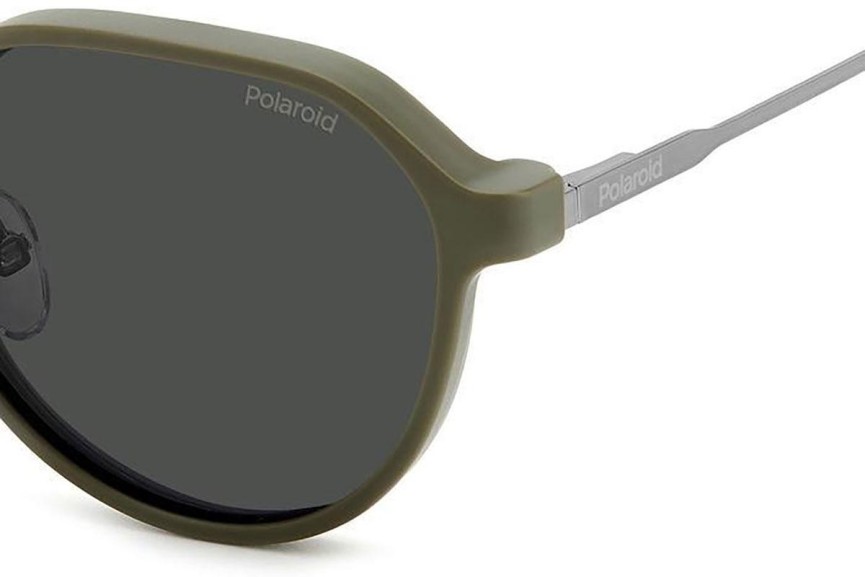 Naočale Polaroid PLD6204/CS SMF/M9 Polarized Ovalni Srebrni