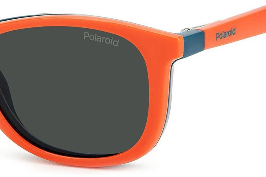 Naočale Polaroid Junior PLD8054/CS LGP/M9 Polarized Pravokutan Zeleni