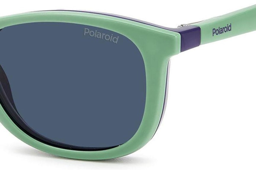 Naočale Polaroid Junior PLD8054/CS RNB/C3 Polarized Pravokutan Ljubičasti