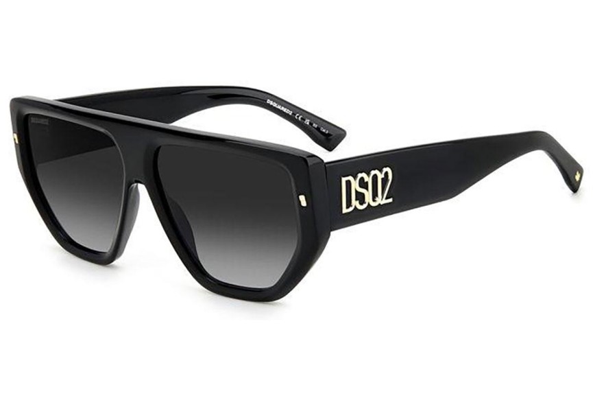 Sunčane naočale Dsquared2 D20088/S 2M2/9O Flat Top Crni