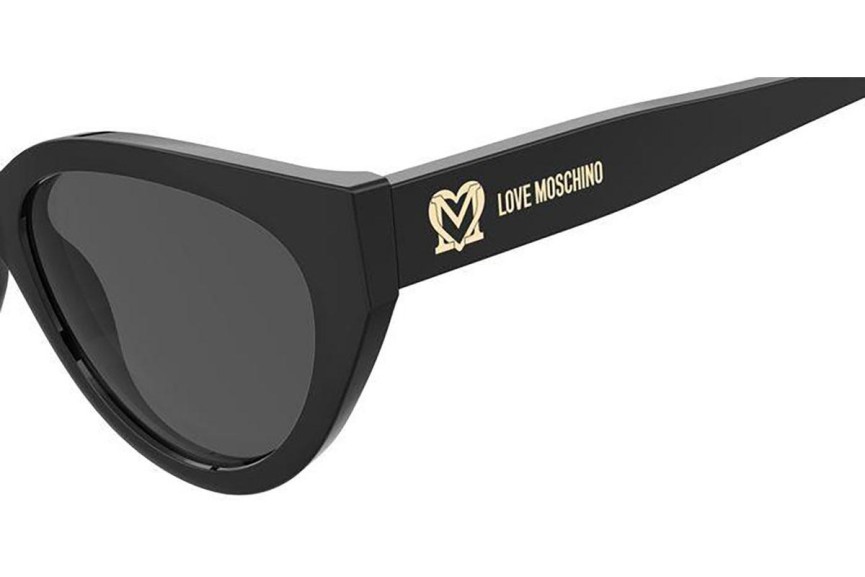 Sunčane naočale Love Moschino MOL064/S 807/IR Cat Eye Crni