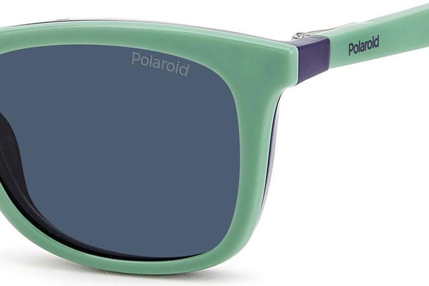 Naočale Polaroid Junior PLD8055/CS RNB/C3 Polarized Kvadratni Ljubičasti