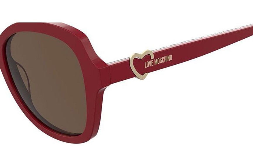 Sunčane naočale Love Moschino MOL059/S C9A/70 Cat Eye Crveni