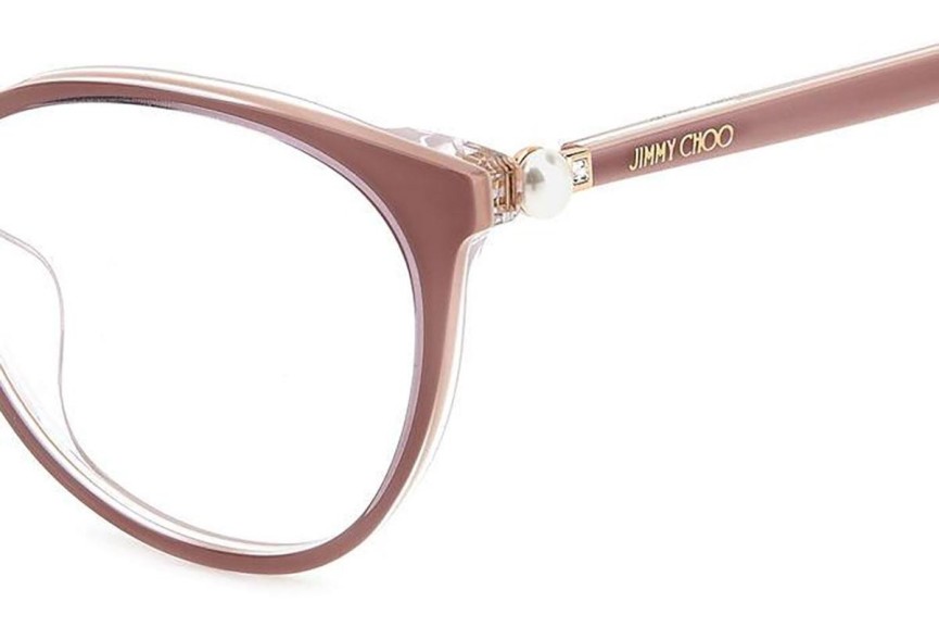 Naočale Jimmy Choo JC378/G Y9A Cat Eye Bež