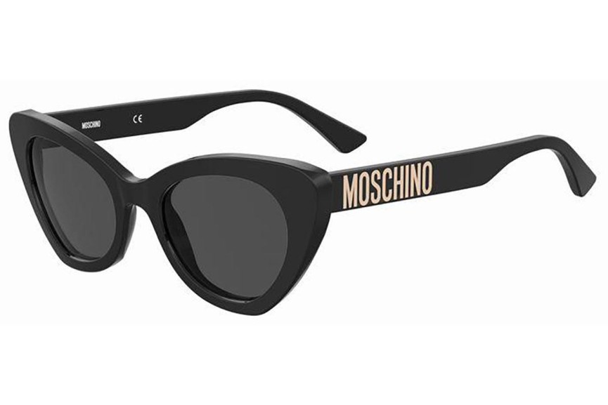 Sunčane naočale Moschino MOS147/S 807/IR Cat Eye Crni