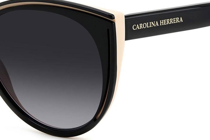 Sunčane naočale Carolina Herrera HER0142/S KDX/9O Okrugao Crni