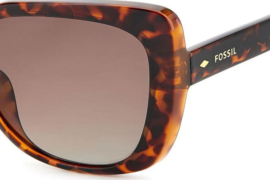 Sunčane naočale Fossil FOS3143/S 086/LA Polarized Kvadratni Havana