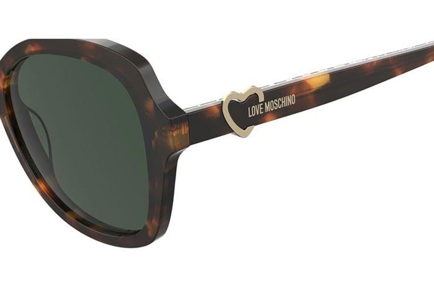 Sunčane naočale Love Moschino MOL059/S 05L/QT Cat Eye Havana