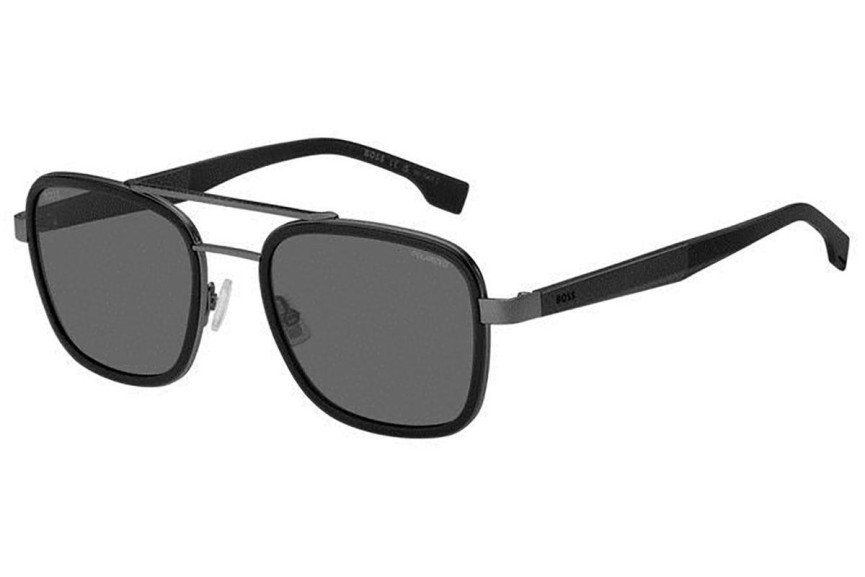 Sunčane naočale BOSS BOSS1486/S PTA/M9 Polarized Pilotski Crni